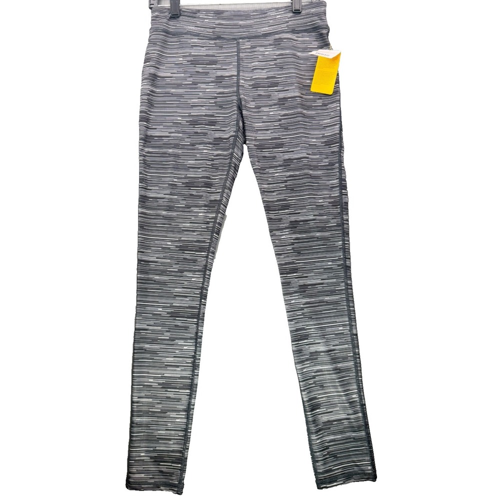 Everlast Sport Womens Small Leggings NWT Space Dye Gray Black Athletic Pants